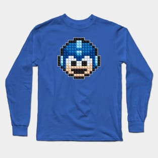 HD PIxels: Mega Man 1up Long Sleeve T-Shirt